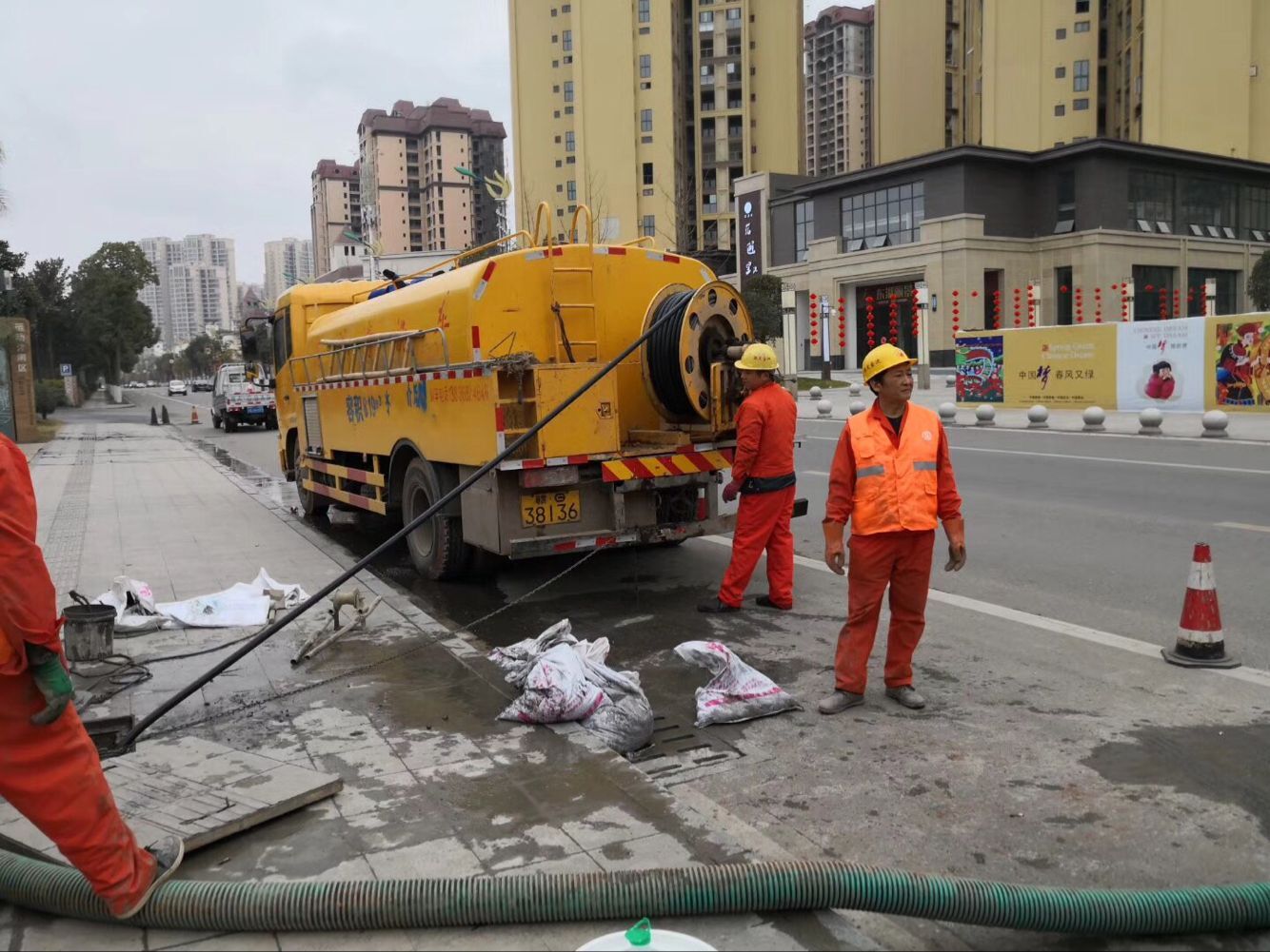 涞水排污管道清淤-管道清洗